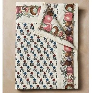 John Derian for Target - 60" x 104" Printed Tablecloth - Fall Flowers - NWT